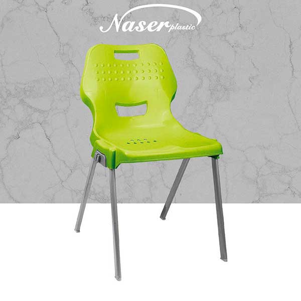 صندلی چهارپایه فلزی ناصر پلاستیک کد 883