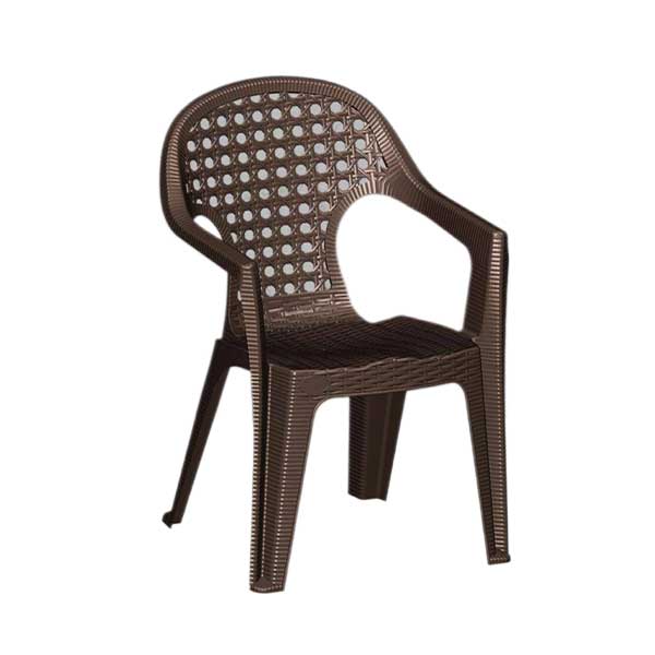 صندلی دسته دار حصیربافت ناصر پلاستیک کد 988