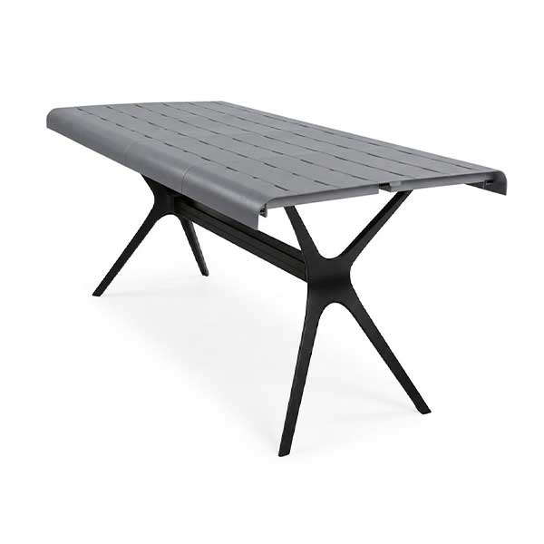 میز پلیمری 8نفره 160*80 با کلاف فلزی ژوبین TM770B